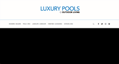 Desktop Screenshot of luxurypools.com